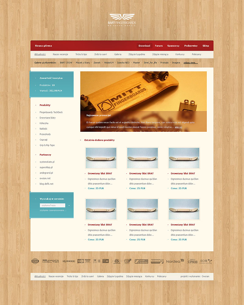 BART Fingerboards